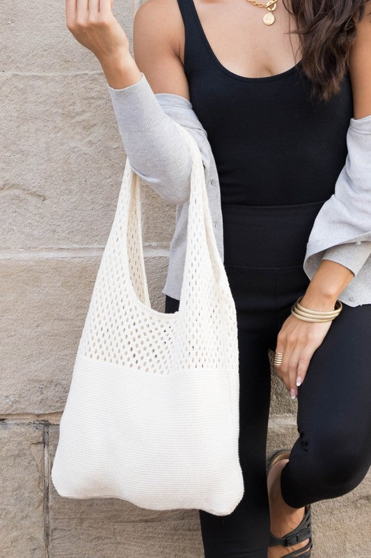 Soft Knit Hobo Bag