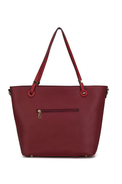 MKF Collection Vallie Color Block Tote bag by Mia