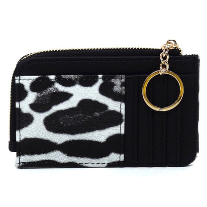 Fashion Card Holder Keychain Wallet