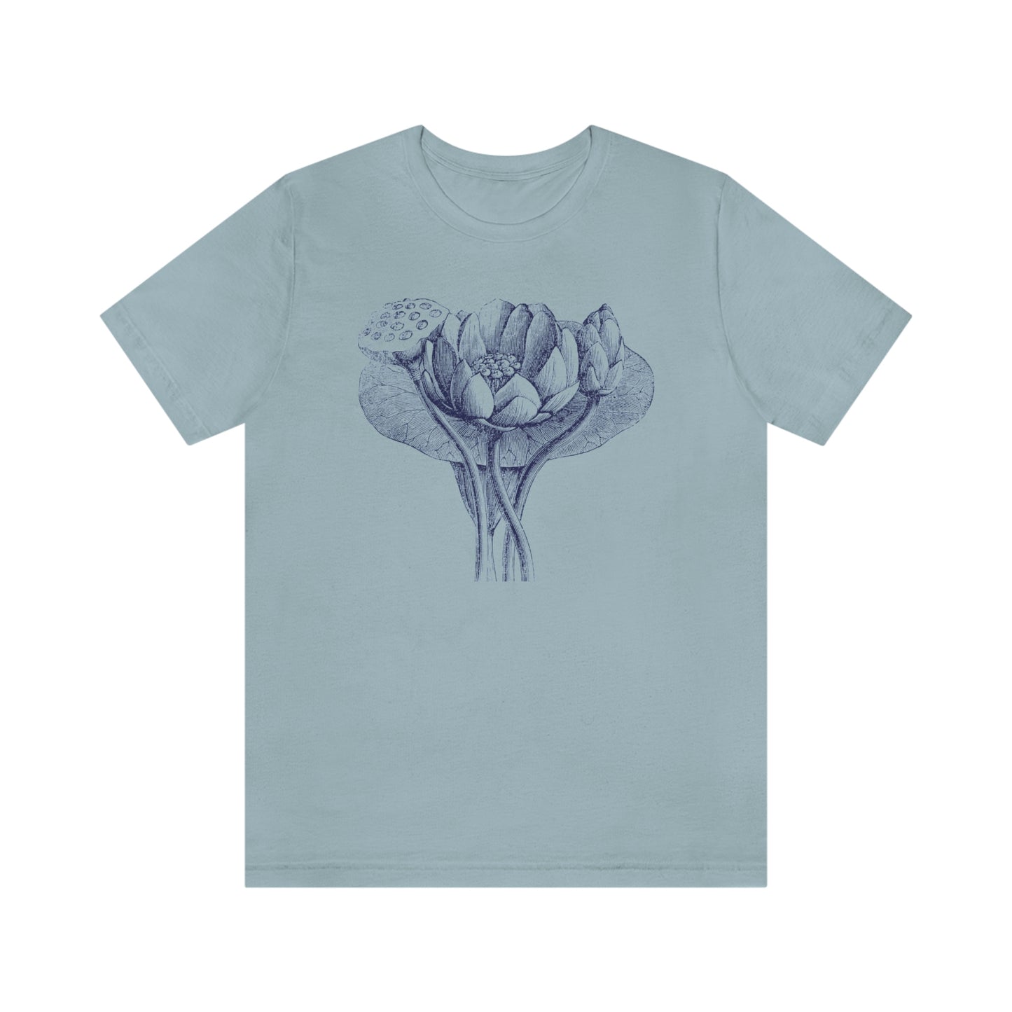 vintage blue blossom t-shirt