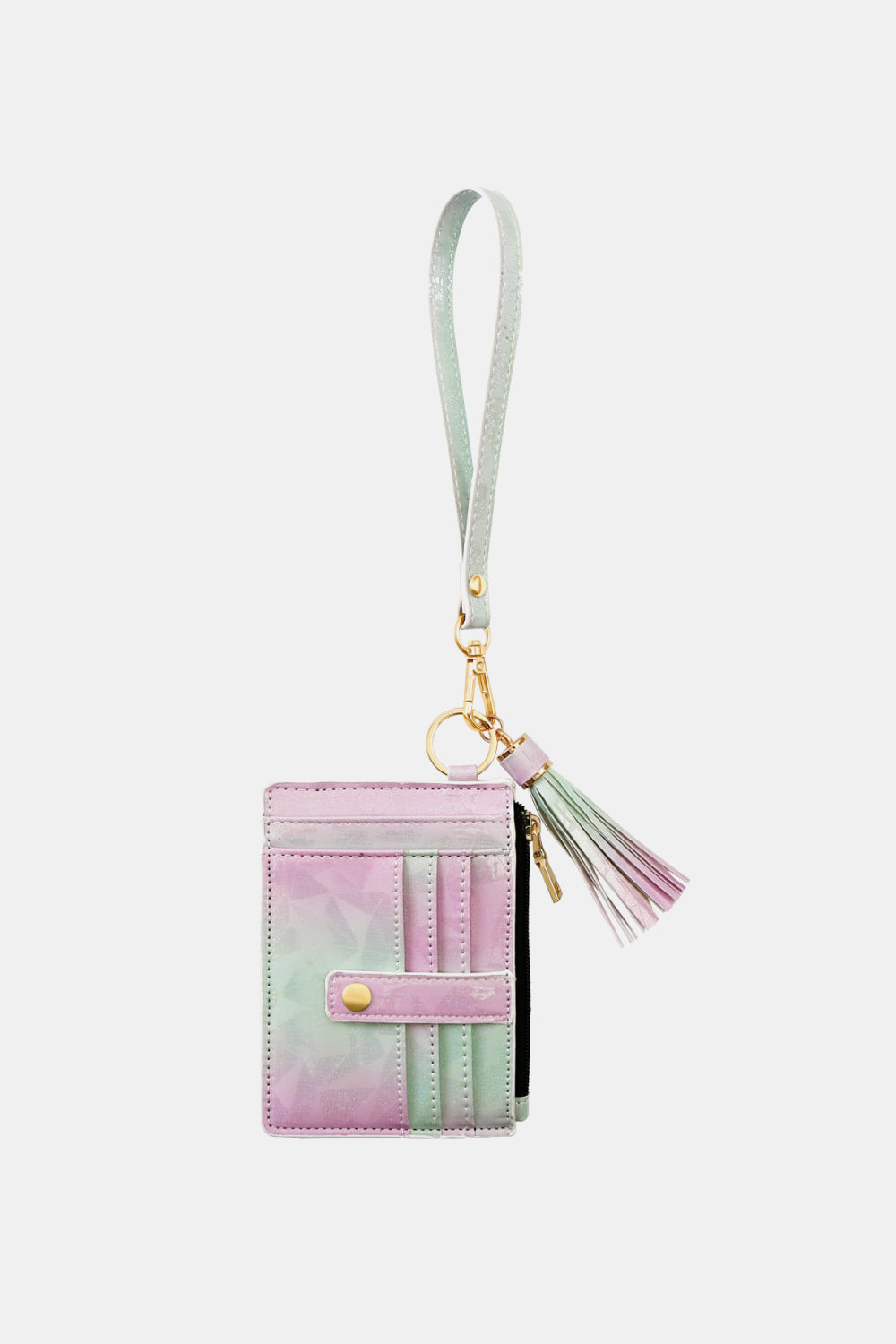 Printed Tassel Keychain with Wallet