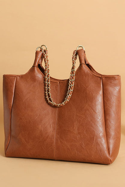 PU Leather Tote Bag