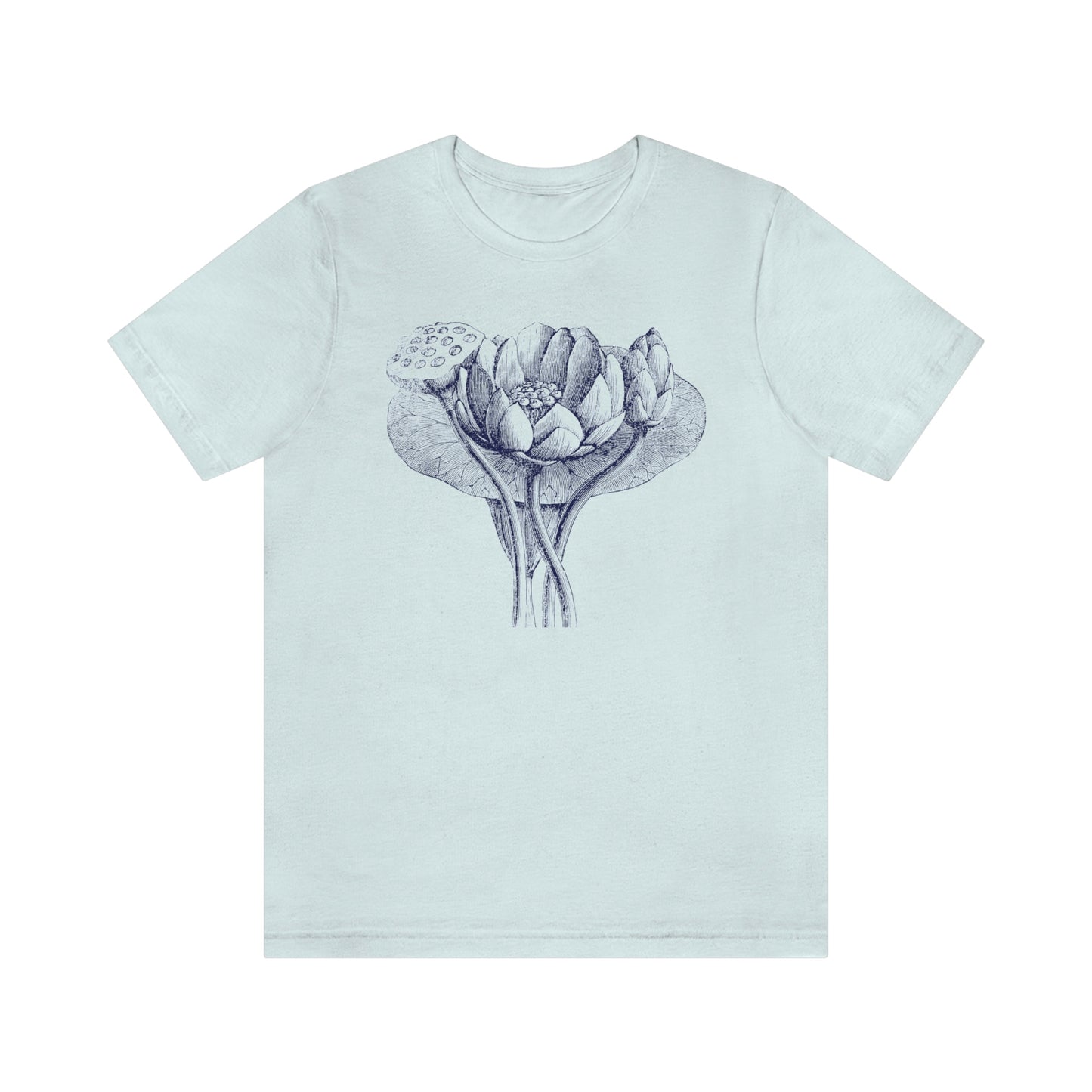 vintage blue blossom t-shirt