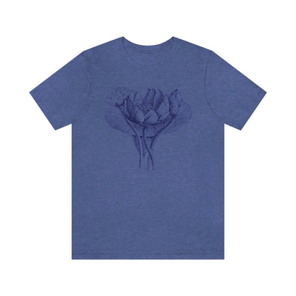 vintage blue blossom t-shirt