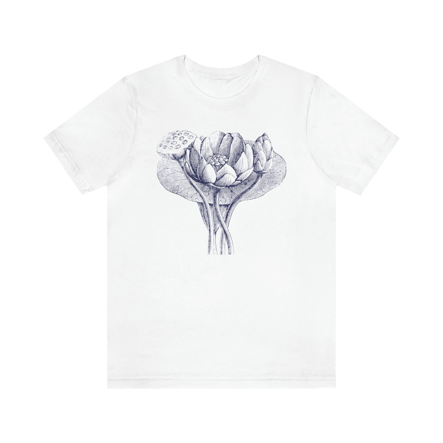 vintage blue blossom t-shirt