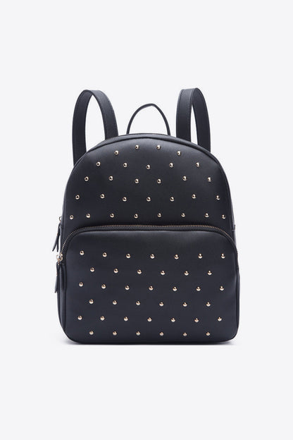 Studded PU Leather Backpack