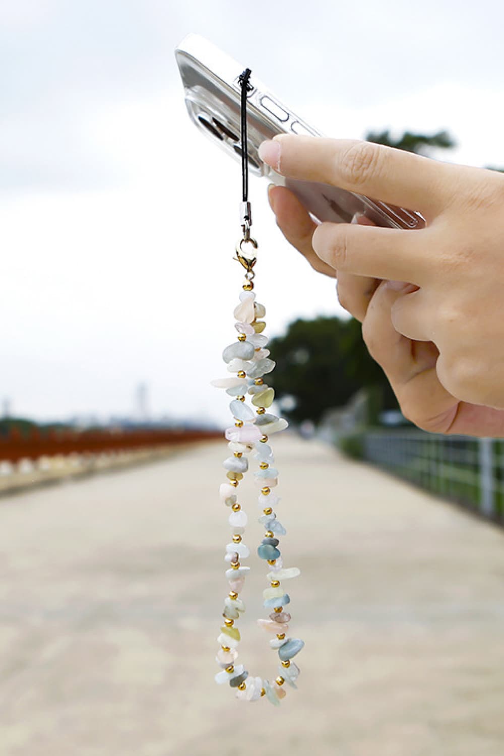 Natural Stone Key Chain