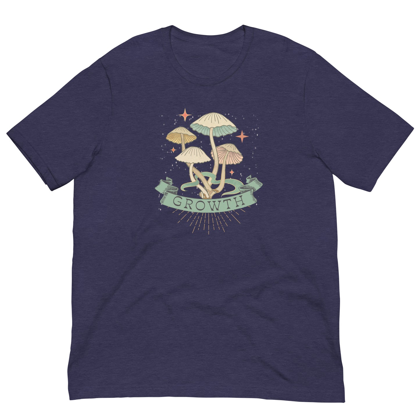 Growth mushroom fungi tshirt