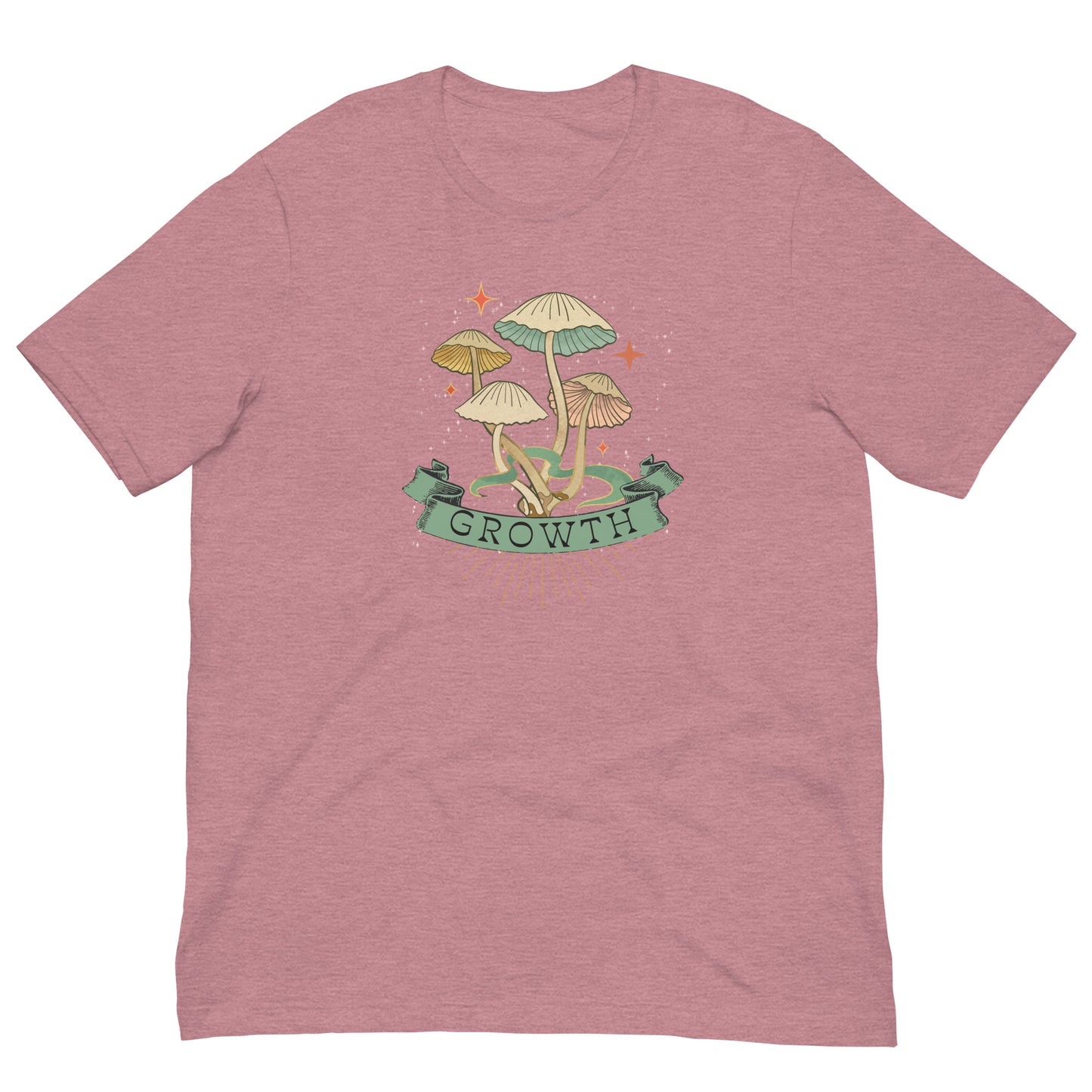 Growth mushroom fungi tshirt